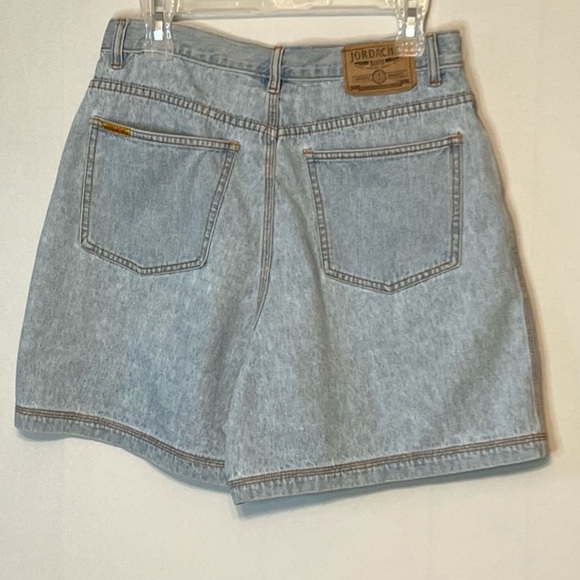 Vintage Jordache Basics Blue Jean Denim Shorts Size 14 Five Pocket Design. - Picture 2 of 9